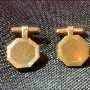 Vintage Walter E. Haywood Company Art Deco Octagon Cufflinks 1/2”